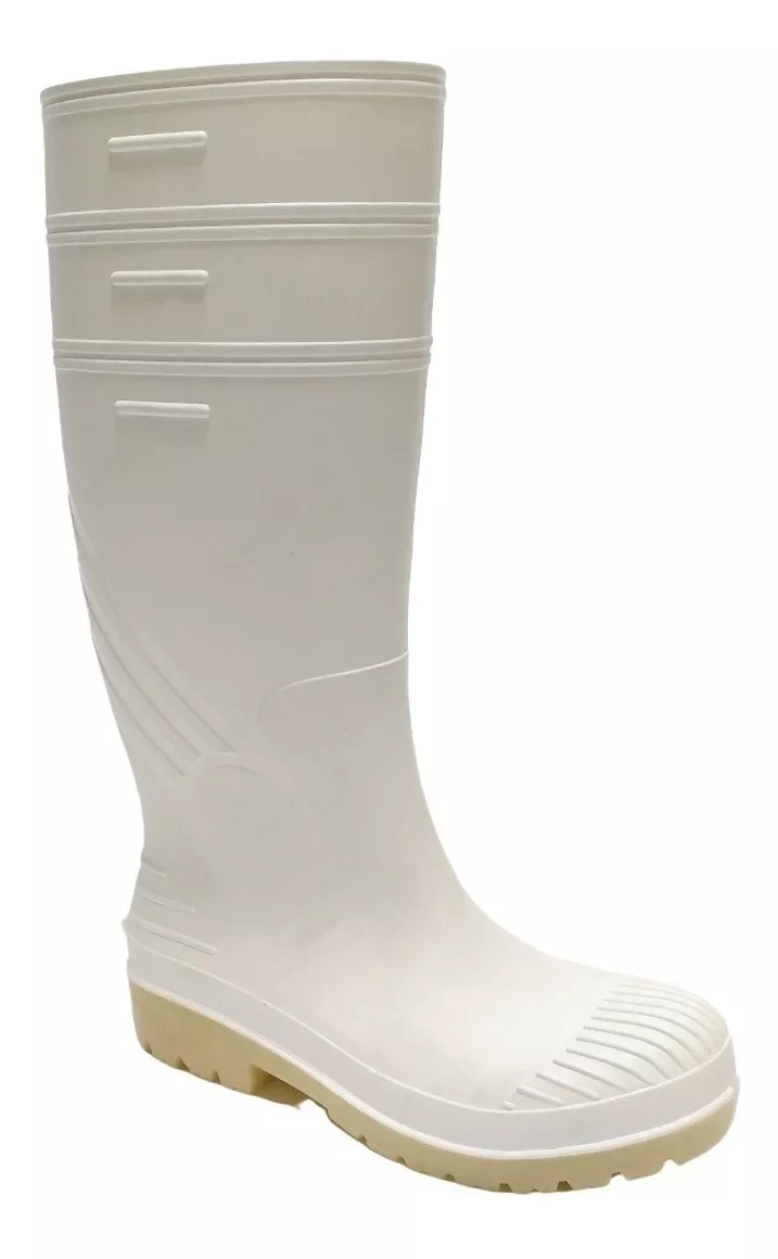 Bota Escorpio 1-2 caña PVC blanca