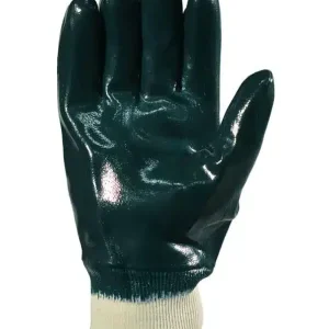 Gte. Nitrilo Medio Baño Completo Azul Puño Tejido