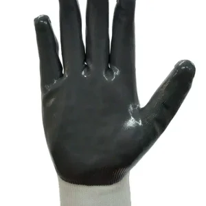 Guante nitrilo blanco tejido sin costura