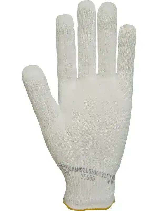 Guante jersey galga 13 de poliéster liso. 105BR