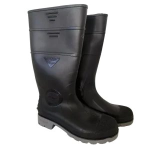 Botas 1/2 caña PVC negra p/acero T. 38 al 46